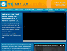 Tablet Screenshot of mjharrisonsupplies.co.uk